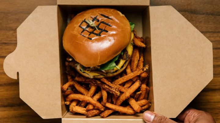 burger box uber eats packaging